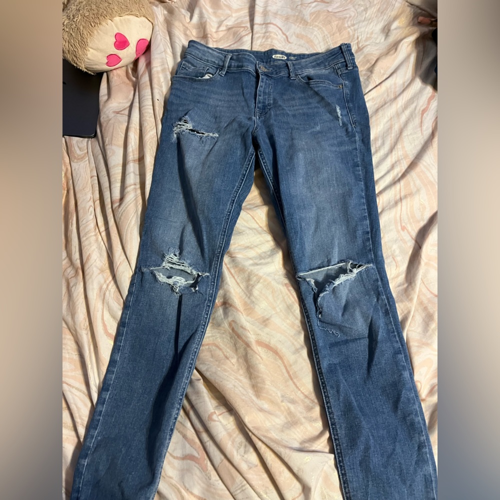 Light wash jeans